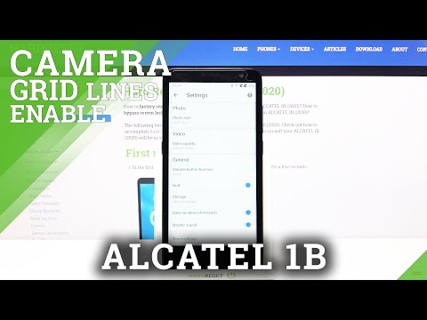 How to Use Grid lines on ALCATEL 1B 2020 – Use Grid Lines to Take Photos