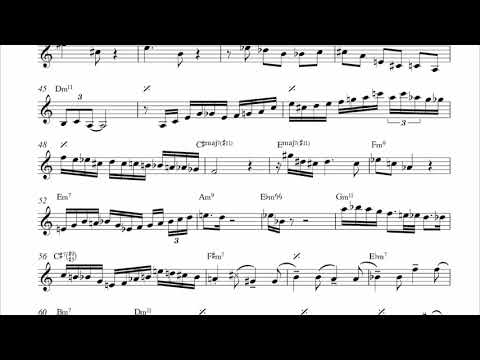 Alex Sipiagin - Steppin' Zone (solo transcription)