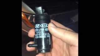 How To Replace Washer Fluid Pump on Hyundai Sonata (2006)