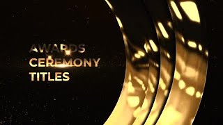 Awards Ceremony Titles Final Cut Pro Templates