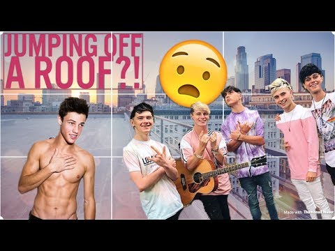 JUMPING OFF CAMERON DALLAS' ROOF!! 😵