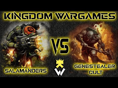 Battle Report: Salamanders VS Culto Genestealer | KINGDOM WARGAMES