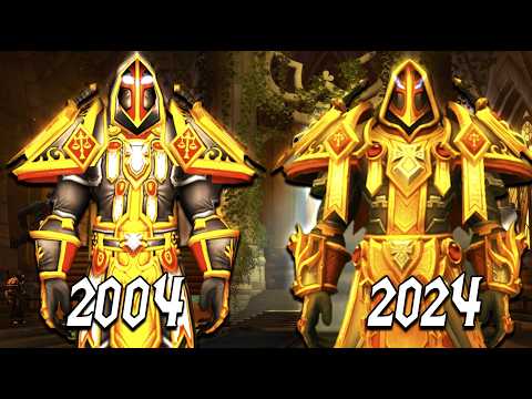 Old vs New TIER 2 Armor Sets Comparison - WoW The War Within