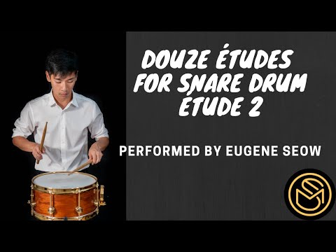 Douze Études for Snare Drum: Étude 2 by Jacques Delécluse