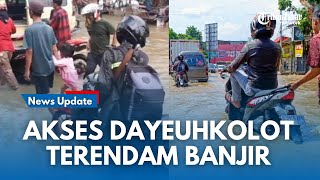 Download lagu Kembali Terendam Banjir Setinggi 50 Cm Lumpuhkan Jalan Raya Dayeuhkolot! Warga Nekat Terobos Banjir mp3