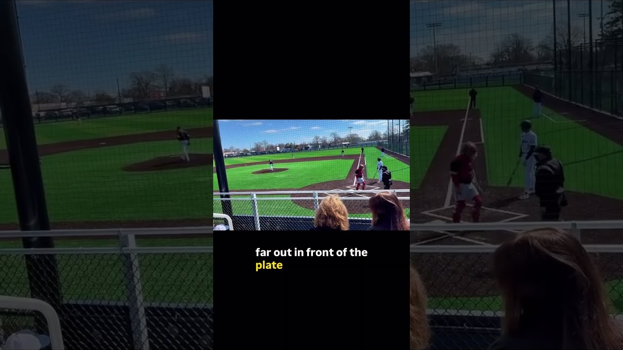 Jaden rips a single up the middle with a great two-strike adjustment, showing up big on game day.