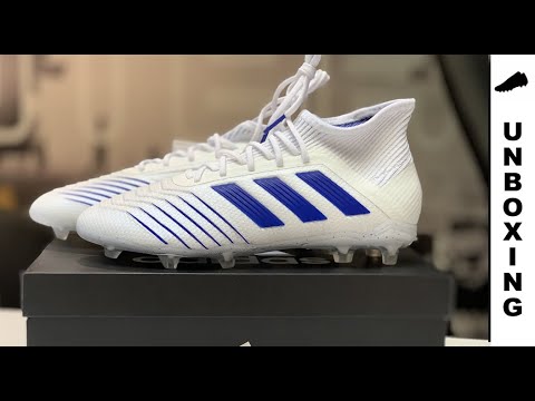 adidas Predator 19.1 FG/AG Virtuso Pack - Footwear White/Bold Blue Kids
