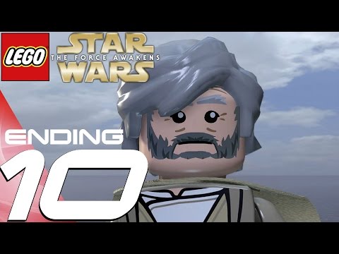 LEGO Star Wars The Force Awakens - Gameplay Walkthrough Part 10 - Luke's Island (ENDING)