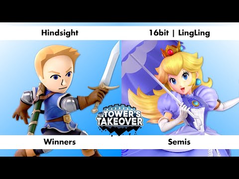 Winner's Semis: Hindsight (Mii Swordfighter) vs LingLing (Peach) - The Tower's Takeover #1