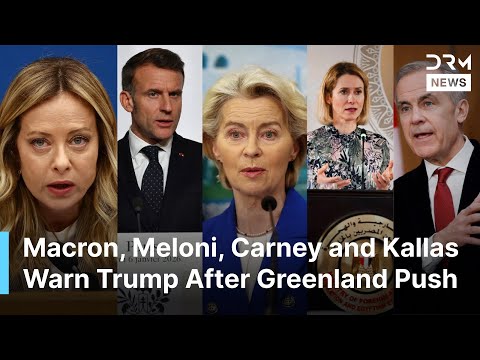 FULL VIDEO: Macron, Meloni, Carney Speak Out as Europe Pushes Back on Trump’s Greenland Plan | AC1B
