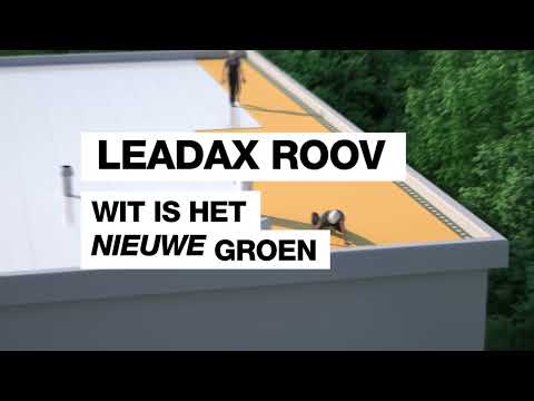 Leadax Roov, duurzame circulaire witte platdakbedekking
