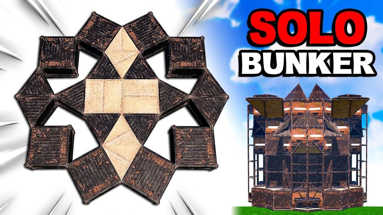 (NEW) PERFECT SOLO / DUO / BUNKER / 3 WALLS to MAIN / Rust Base Design 2026