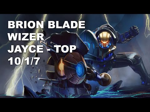 BRION BLADE Wizer Top Jayce vs Karma - KR Challenger Patch 10.8