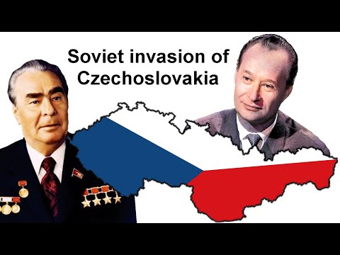 The soviet invasion of Czechoslovakia, (20–21 August 1968)