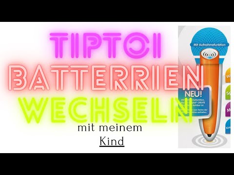 Tiptoi Batterien Wechseln | Eine Minute Video Anleitung Wie Man Tiptoi Batterien Wechseln Kann