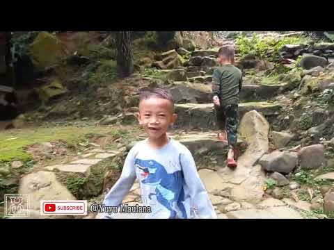 Viral !!! Upin Ipin mandi air terjun Curug cigeuntis-,karawang selatan-jawa barat