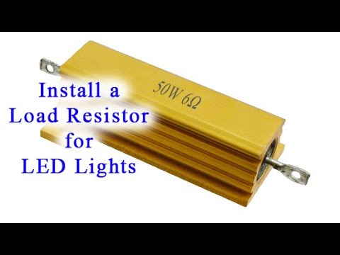 How to Install a Load Resistor for LED Lights (The Theory, Wiring Diagrams, etc)