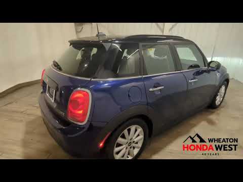 2016 MINI Cooper Hardtop 5 Door 5dr HB in Blue for sale at Wheaton Honda West in Calgary, AB