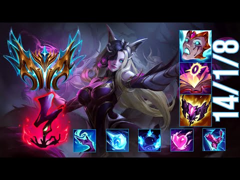 TOP 1 CHALLENGER Guides How to Play AHRI MID & Carry + Best Build/Runes Season 13 Patch 13.6
