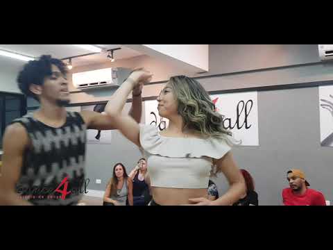 Dance4all - Marck Silva & Melyssa Tamada - Sia ( Angel By the Wings) Demo de Zouk
