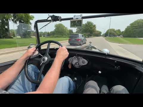 1930 Ford Model A Roadster - Driving Video