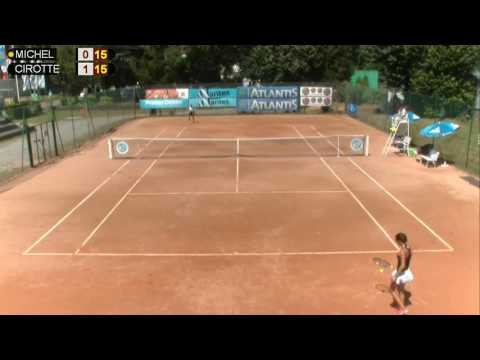 Marine MICHEL (FRA) vs Astrid CIROTTE (FRA)  - Center court