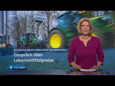 Tagesschau 13.1. 17h: Landwirtschaft und Lebensmittelhandel: Virtueller runder Tisch in NDS