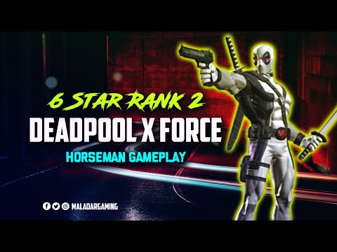 6 Star Rank 2 Deadpool X-Force - Horseman Gameplay - MCOC