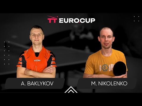 13:40 Andrii Baklykov - Maksym Nikolenko 13.07.2024 TT Euro.Cup Ukraine Star. TABLE 4