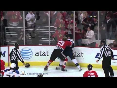 David Backes vs Bryan Bickell Oct 18, 2010 - St. Louis feed