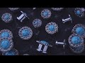 Lotus Flower Howlite Turquoise Plugs (2G - 5/8") | UrbanBodyJewelry.com