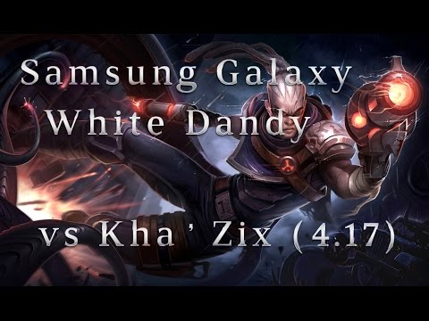 Samsung Galaxy White Dandy Lucian Jungle vs Kha'Zix Season 4 (4.17) League of Legends LoL Pro SoloQ