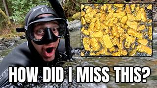 Biggest Pocket Of GOLD Nuggets I've Ever Found..