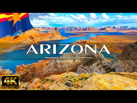 FLYING OVER ARIZONA (4K UHD) - Relaxing Music Along With Beautiful Nature Videos - 4K Video HD