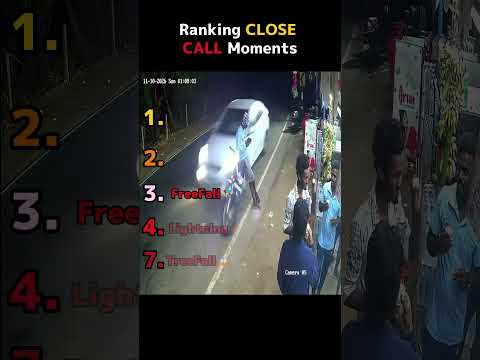 Closest Calls Ever 😱 Ranking #5 to #1 #usa #shorts #closecall #luckyescape #crazymoments #fails