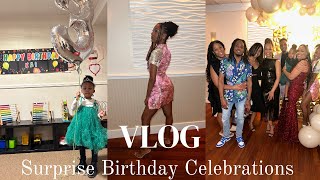 WEEKEND VLOG | GOING HOME, BIRTHDAY SURPRISES & GOOD VIBEZ WITH FAMILY | KYANAMICHELLE