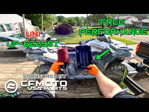 CFMOTO CForce 600 FREE Mods and Uni Air Filter Upgrade