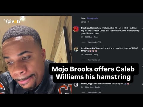 Comedian Mojo Brooks offers his hamstring to Caleb Williams | The Pivot