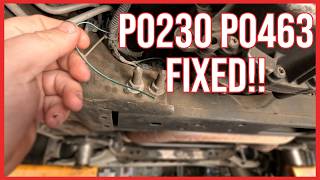 GMC Yukon/Chevrolet Tahoe: EASY P0230 P0463 Fix. Save Money and CHECK THIS FIRST!