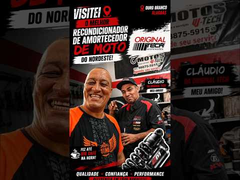 Meu amigo Cláudio, o MELHOR quando o assunto é amortecedores de moto