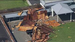 Tornado tears through motels in Dover, Delaware