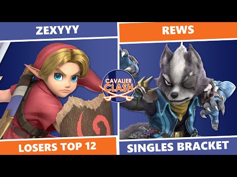 Cavalier Clash 4: Losers Top 12 - Zexyyy (Young Link) Vs Rews (Wolf) SSBU Singles