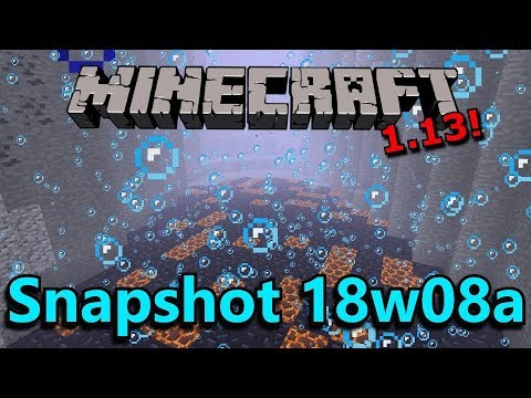 cubfan135 - Minecraft 1.13 Snapshot 18w08a- Underwater Ravines, New Ocean Biomes, Flooded Caves!