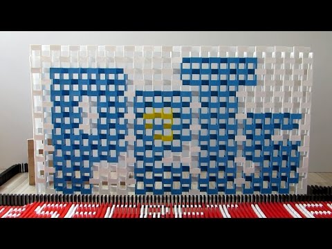 The Secret Life of Pets in 15,000 dominoes (DominoERDMANN & ND Domino)