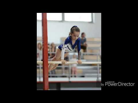 Alycia 7 ans ma toute 1ere compétition gym poussine programme 8 ans ffgym 2016