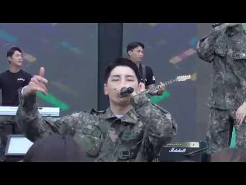 장병들의 무대, 노래무대 리허설 모습 @ JISANGGUN FESTIVAL 위문열차(191005)