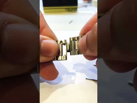 Como ajustar, regular, diminuir 4 elos da pulseira do relógio orient #orient #relogio #relojoaria