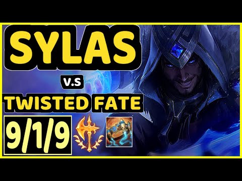 XIOH (SYLAS) vs TWISTED FATE - 9/1/9 KDA MID CHALLENGER GAMEPLAY - EUW