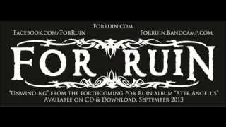For Ruin - Unwinding - Lyric Video - Ater Angelus (2013)