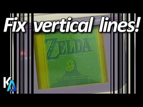 How to FIX Vertical Lines on a DMG Gameboy Screen